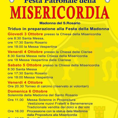 Festa Patronale della Misericordia